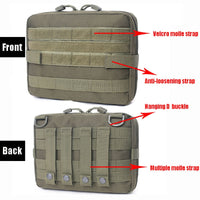 Thumbnail for Tactical Bag - Medical Kit - Molle Military Pouch Bag  - Supplies not included - demo only - [25 DAY DELIVERY] - 5 COLORS -