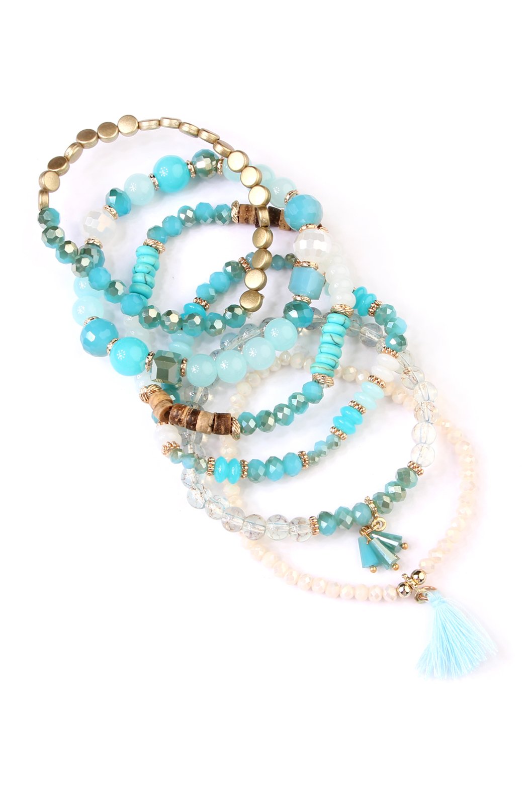 Beads Stack Bracelet - 5 COLORS