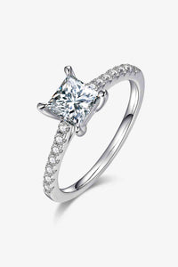 Thumbnail for 1.21 Carat Moissanite 925 Sterling Silver Side Stone Ring