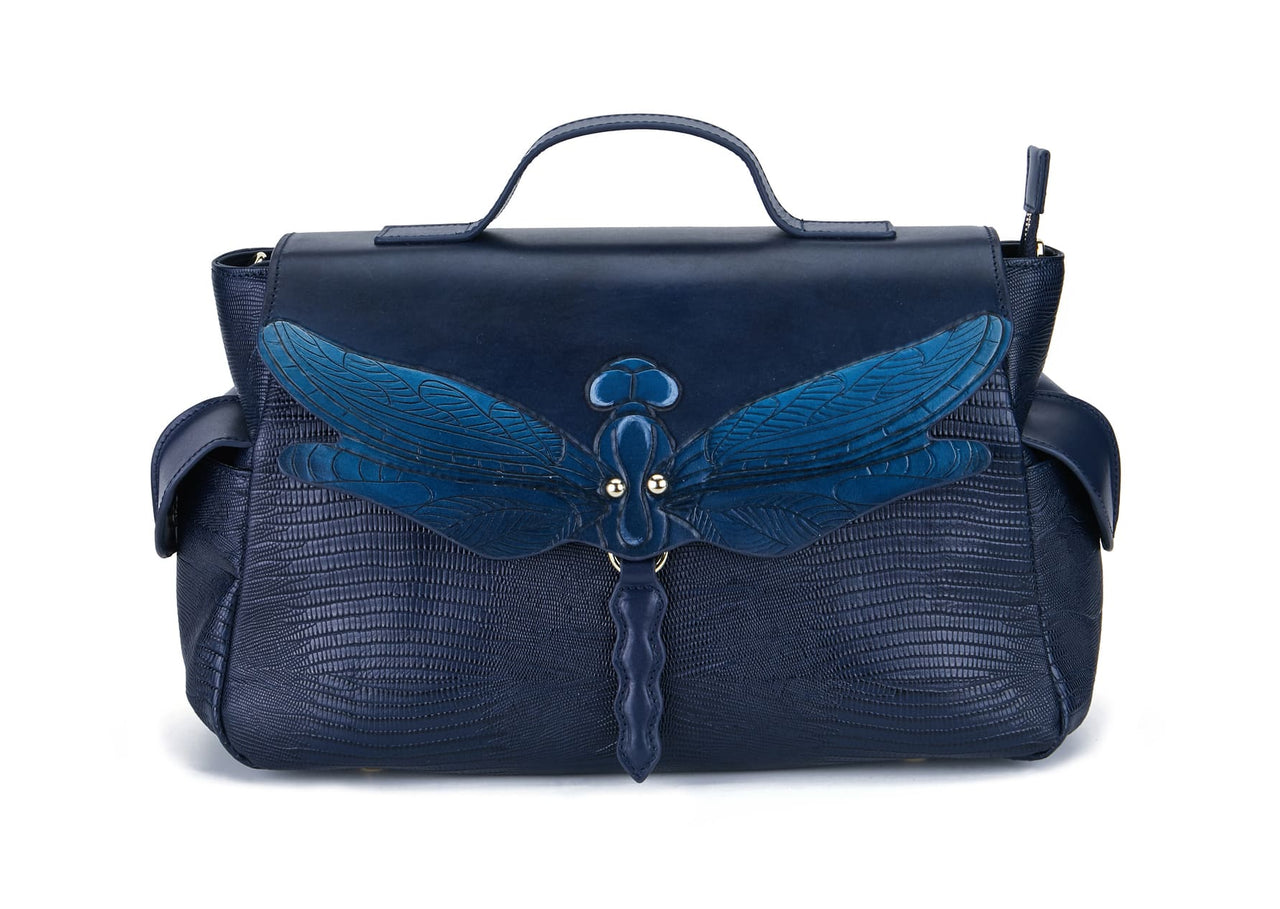 Bellorita - Dragonfly Blue Satchel - 1 COLOR -