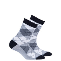 Thumbnail for Kids Cloud Argyle Socks - 1 COLOR -