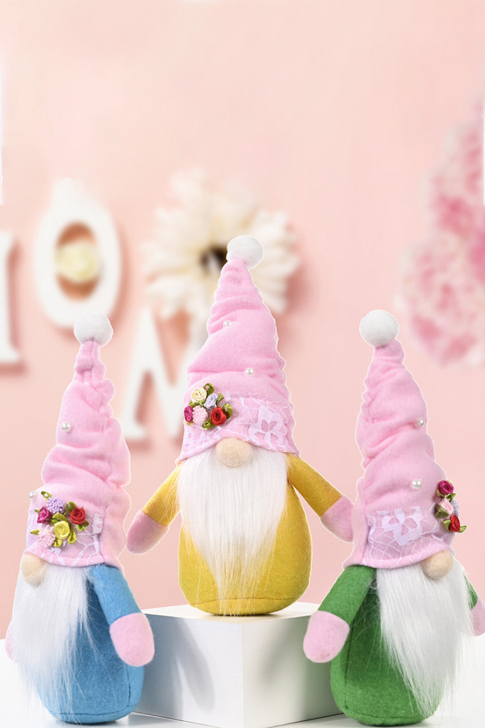 Set of 3 Special Occasion / Mother's Day Gnomes - 9.5" - 3 PCS - 3 TYPES / SET - [5-10 DAY DELIVERY] - T -