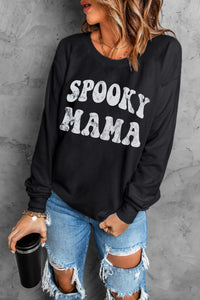 Thumbnail for SPOOKY MAMA Graphic Sweatshirt - T - 1 COLOR -