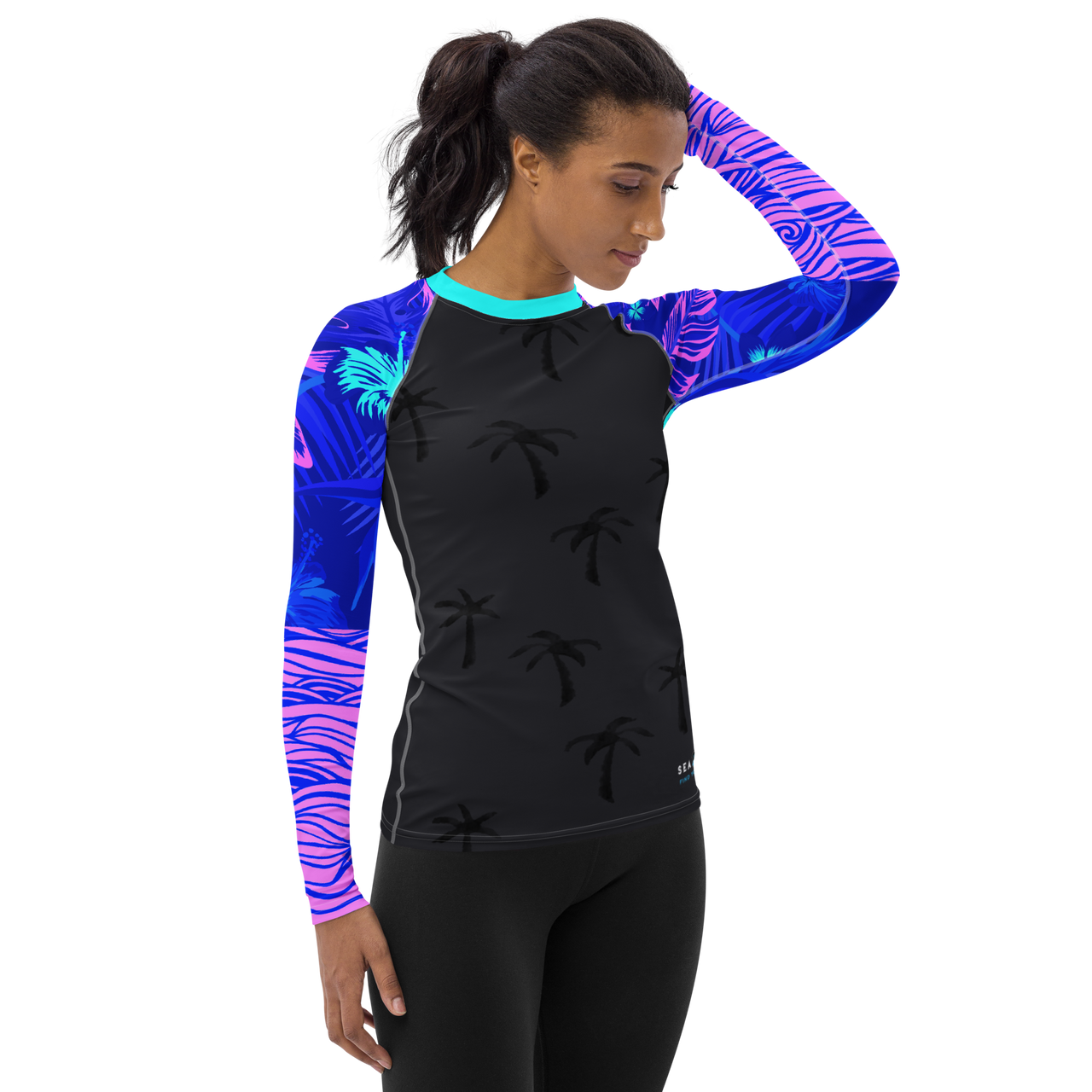 FYC - Women's Tropical Storm Sea Skinz Performance Rash Guard UPF 40+ - 1 COLOR -