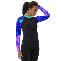 Thumbnail for FYC - Women's Tropical Storm Sea Skinz Performance Rash Guard UPF 40+ - 1 COLOR -