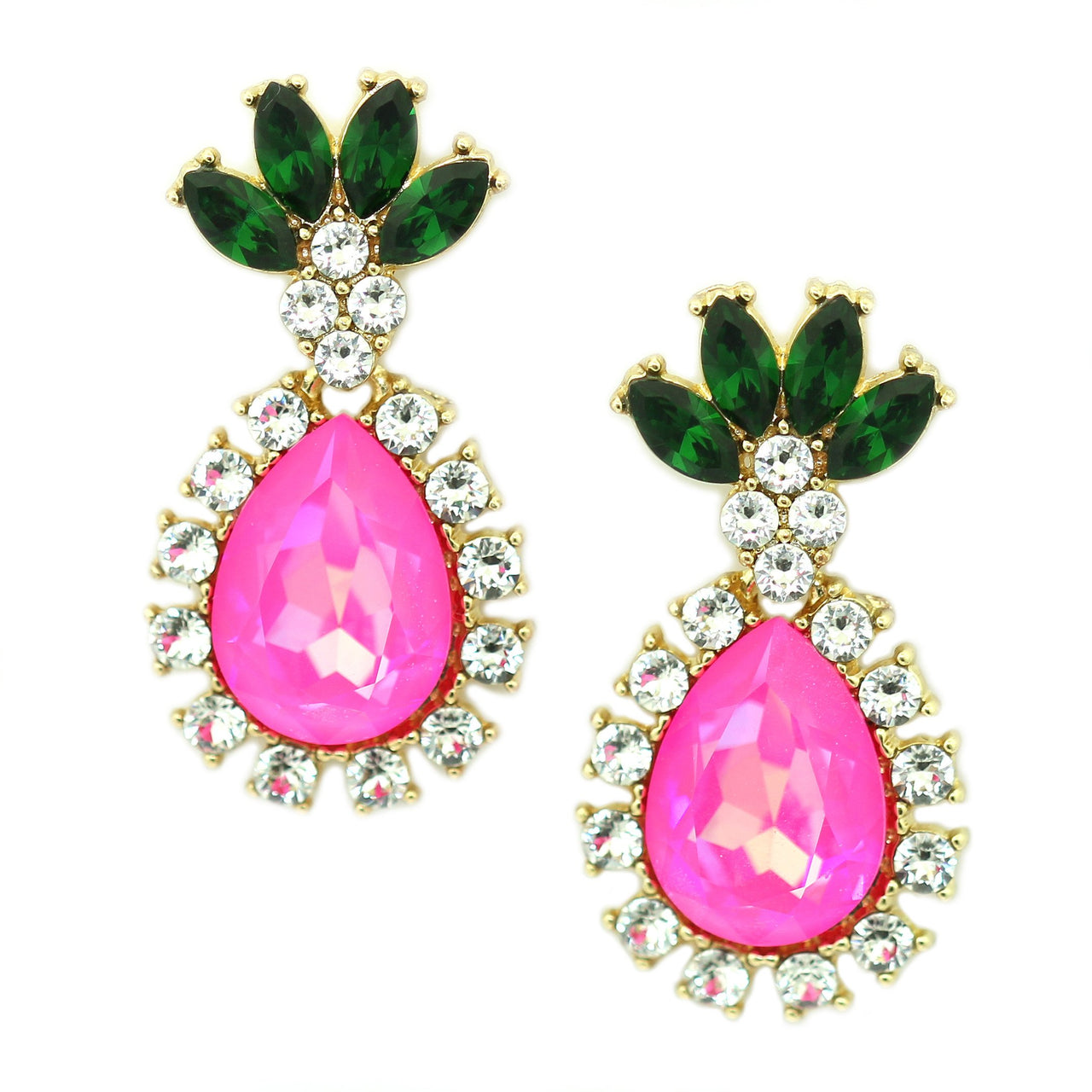 KRISTIN PERRY - Pineapple Drop Earrings - 5 COLORS -