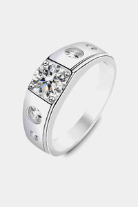 Thumbnail for 1 Carat Moissanite 925 Sterling Silver Ring