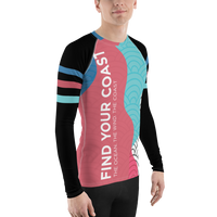 Thumbnail for FYC - Men's Dusk to Dawn Performance UPF Long Sleeve Rash Guard - 1 COLOR -