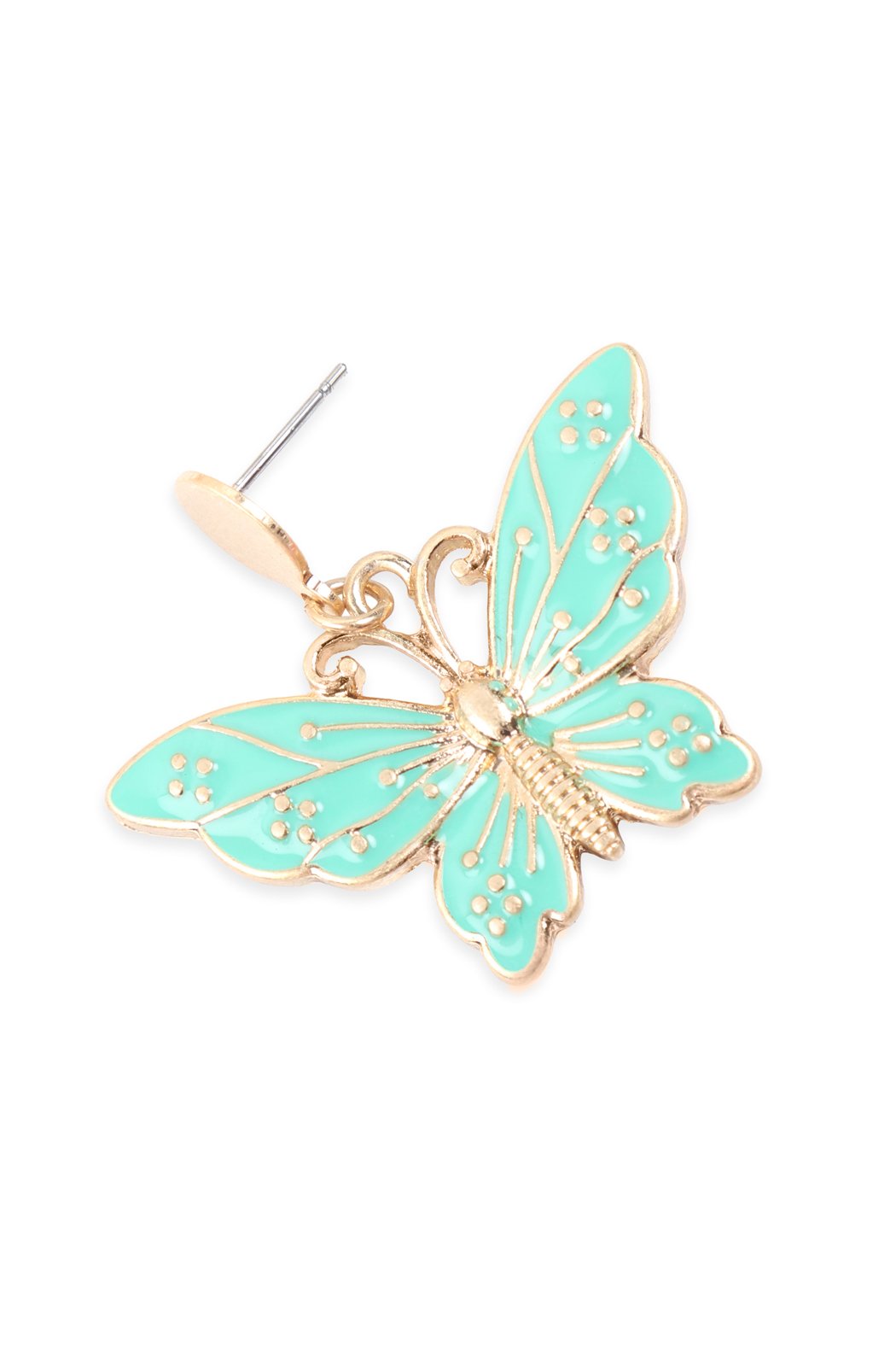 Butterfly Post Dangling Earrings - 5 COLORS -