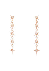 Thumbnail for LATELITA - Star Burst 5 Drops Earrings Rosegold -