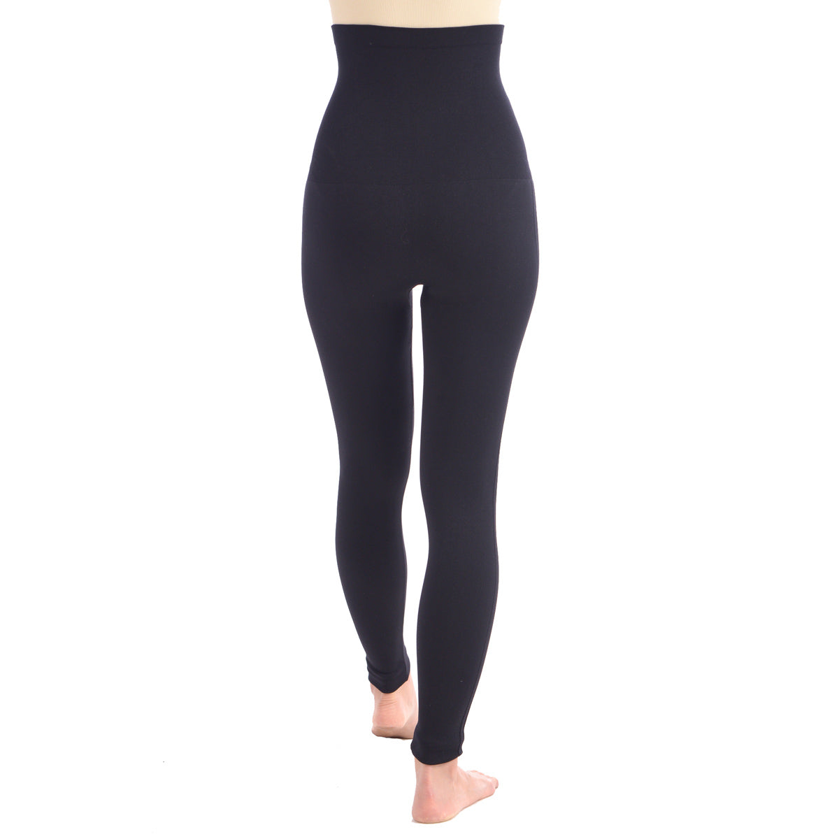 New Shaping Legging With Extra High 8" Waistband - Black -