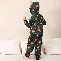 Thumbnail for KIDS Printed Hooded Long Sleeve Jumpsuit - T -