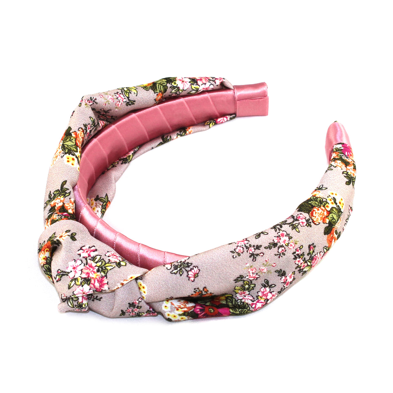 KRISTIN PERRY - Floral Silk Knot Headband - 1 COLOR / PATTERN -