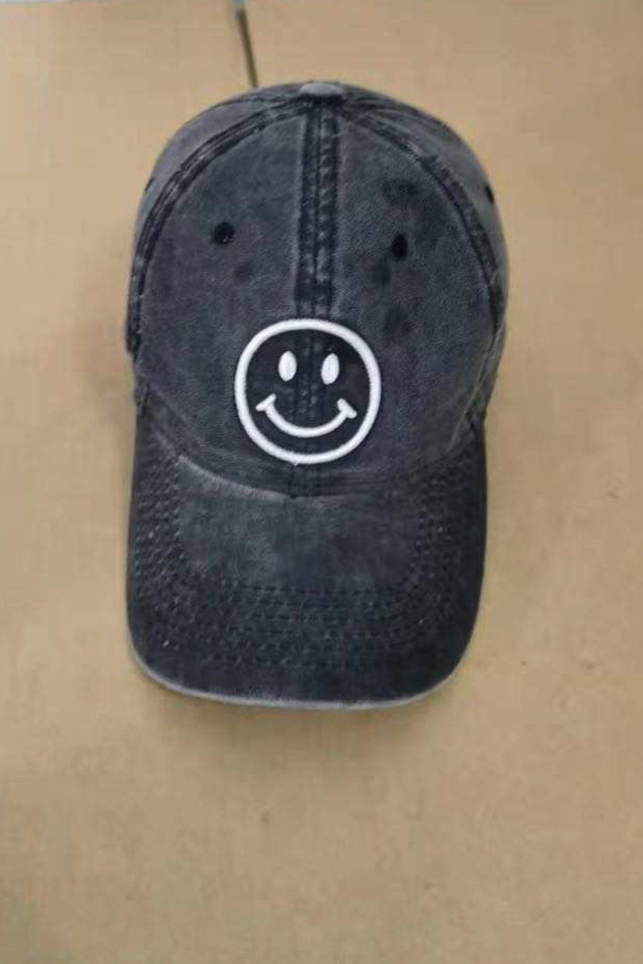 Happy Face Ball Cap - 1 COLOR