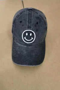 Thumbnail for Happy Face Ball Cap - 1 COLOR