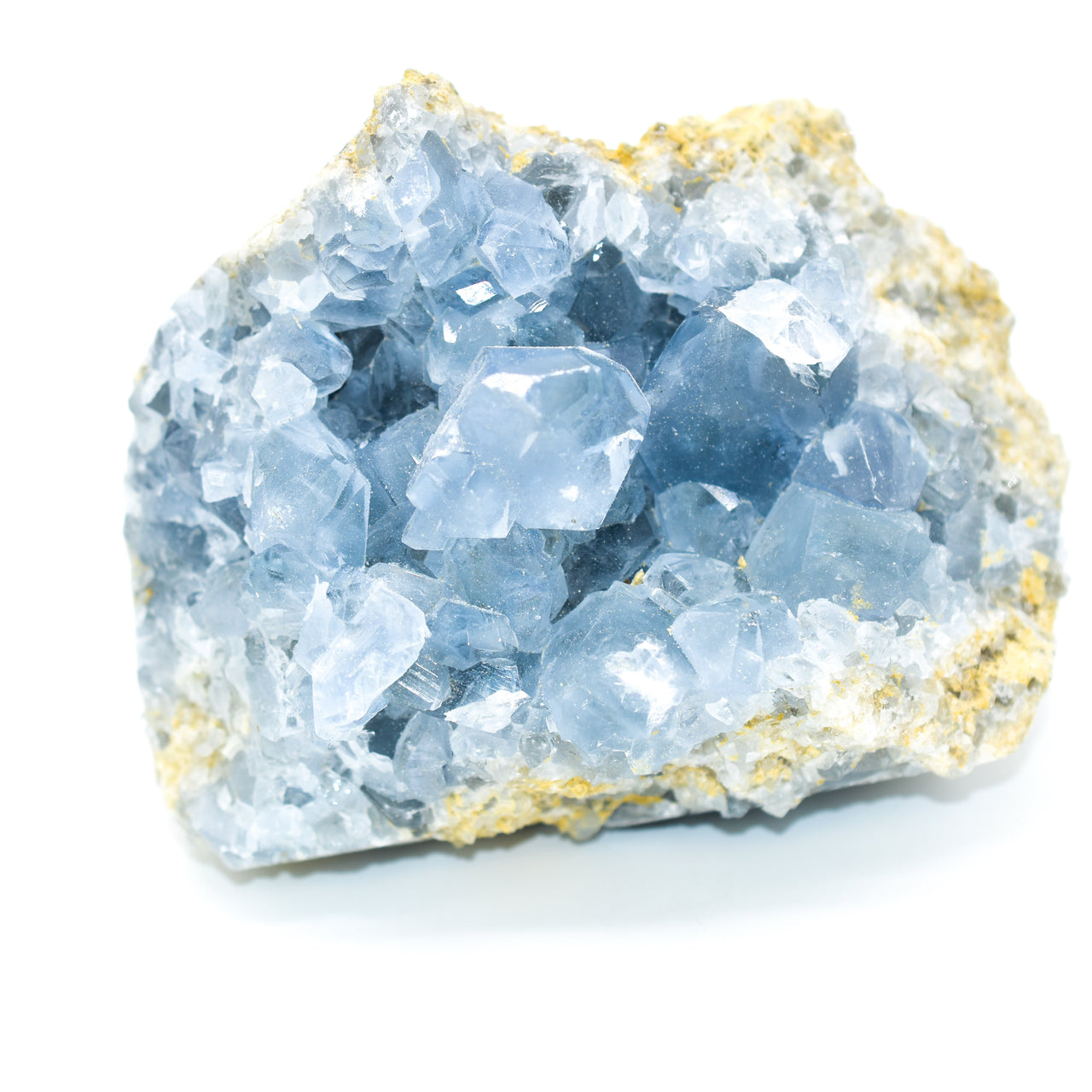 Whyte Quartz - Grade a Celestite Druzy Clusters - 7 WEIGHTS -