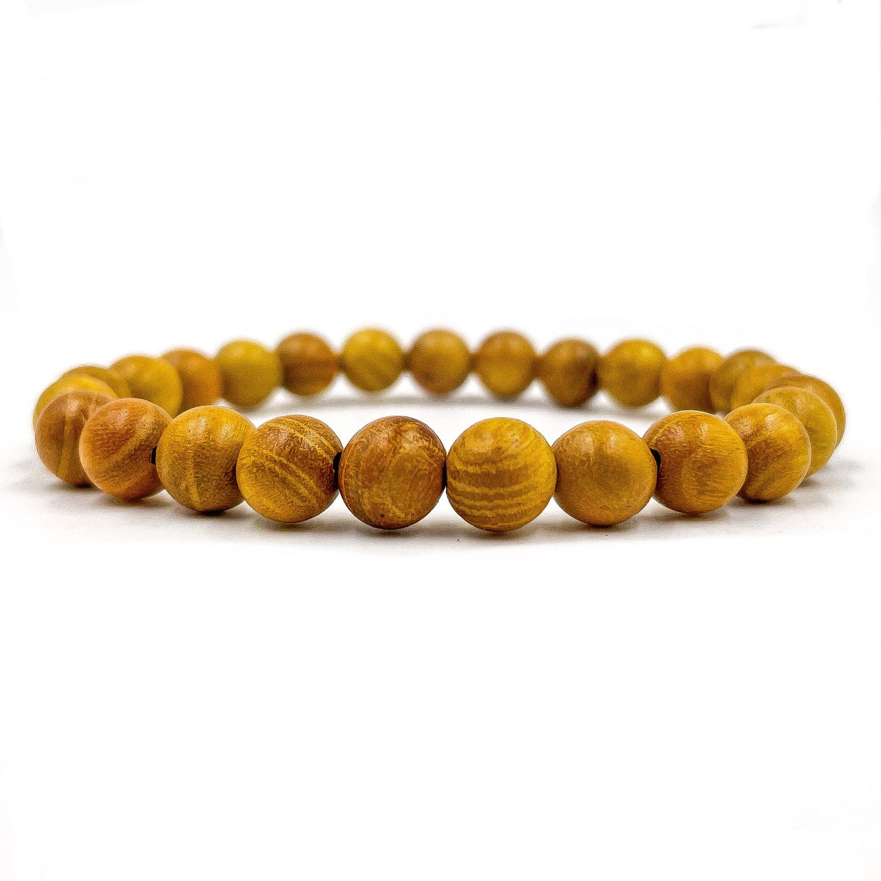 Union - Yellow Sandalwood Mala Beaded Bracelet -