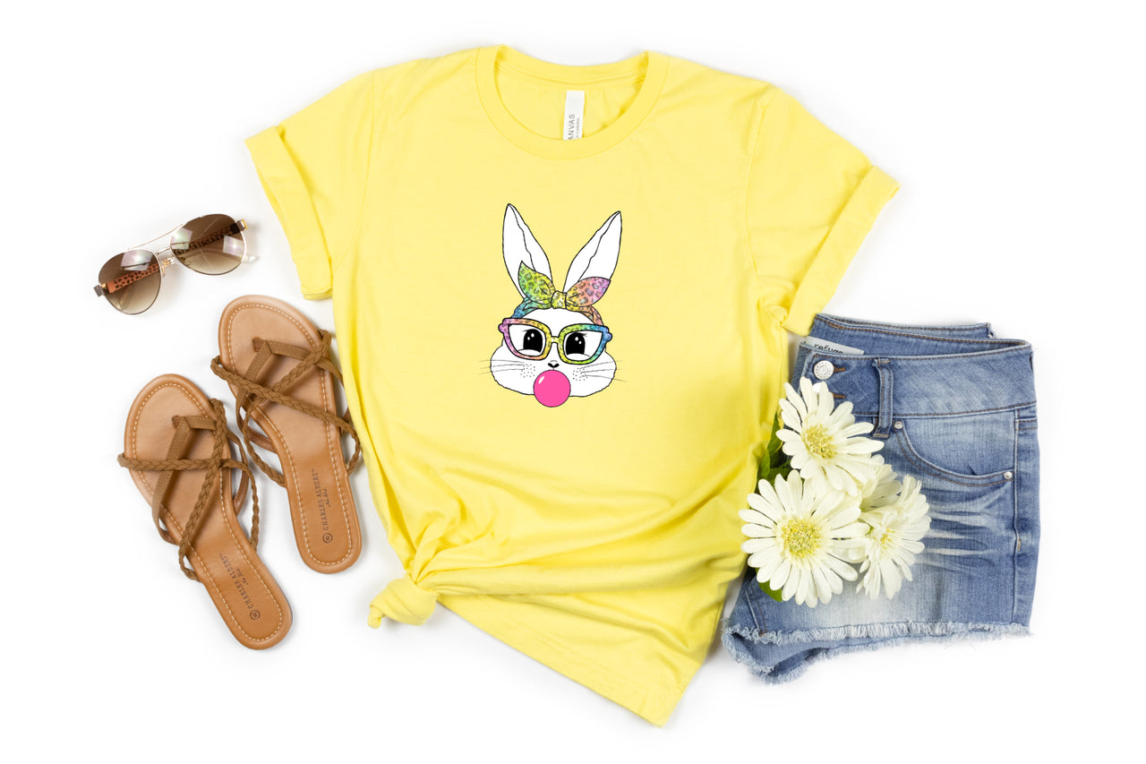 Bunny Babe Blowing Bubble Tee - 1 COLOR -