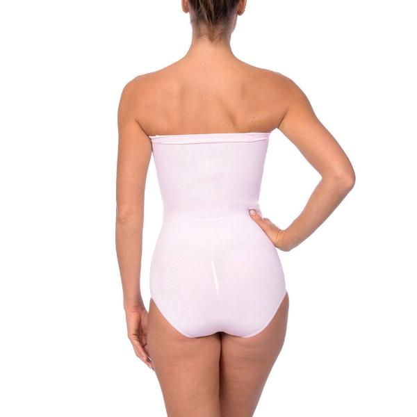 Seamless Strapless Bodysuit Pale Pink -