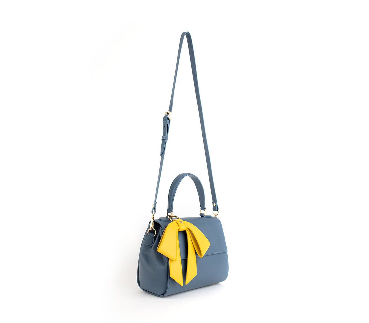 GUNAS NEW YORK - Cottontail - Deep Blue Vegan Leather Bag - 1 COLOR -