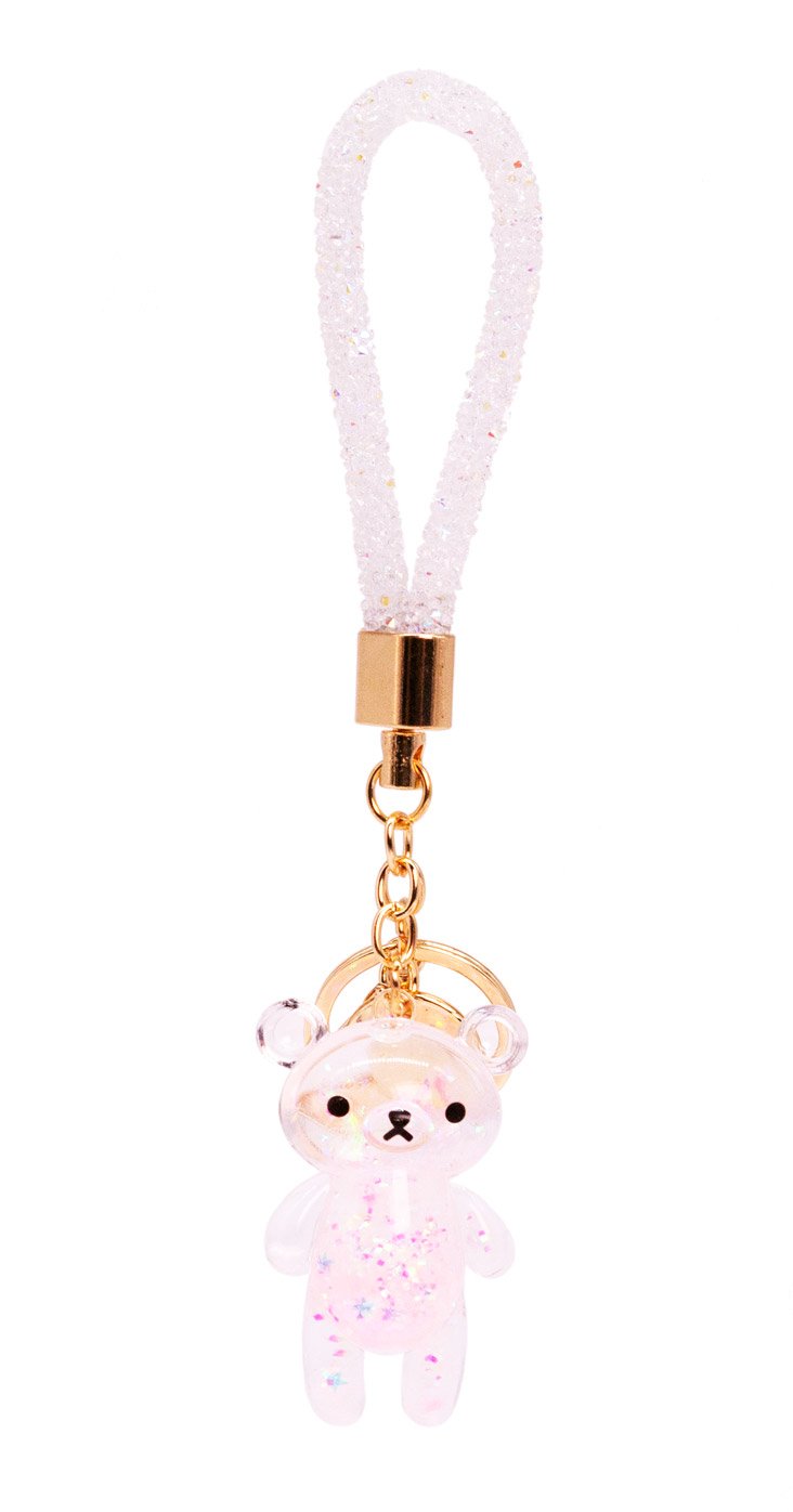 Glitter Bear Keychain - Holographic -