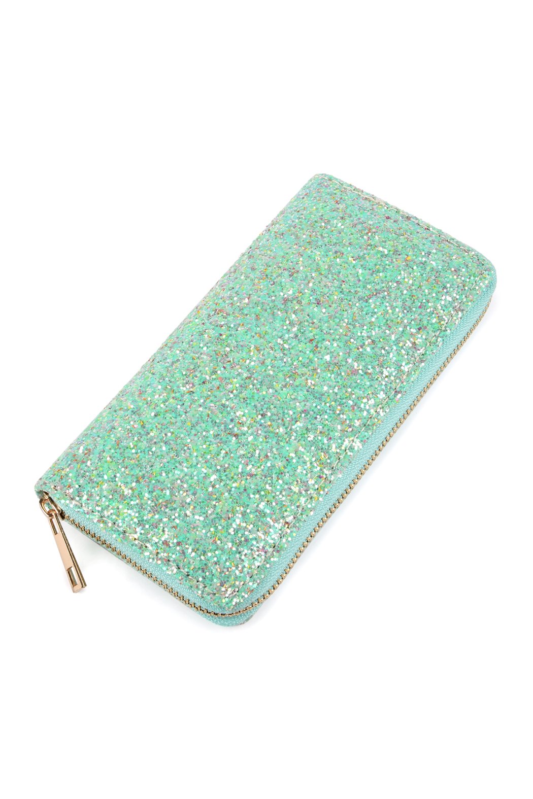 Glitter Zipper Wallet - 8 COLORS -