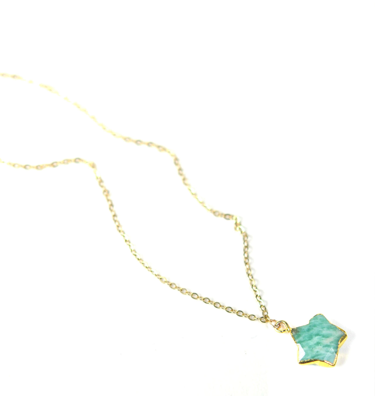 Gena Myint - Amazonite Star Necklace -