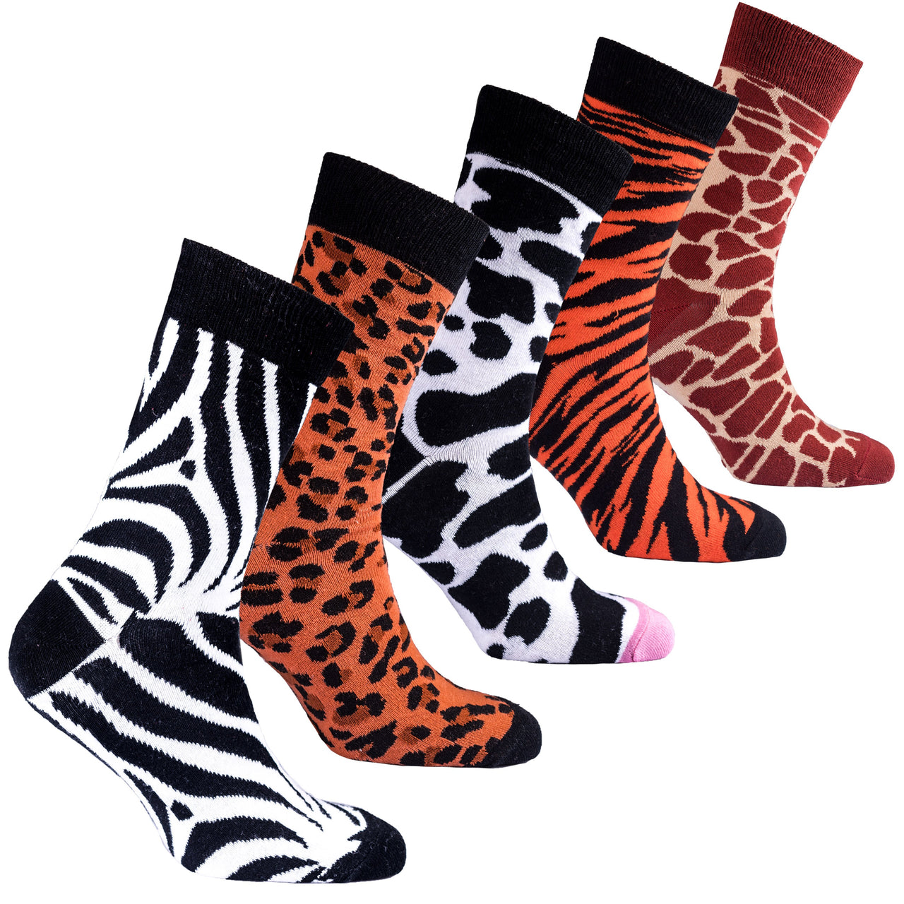 Men's Wildlife Socks - 5 PACK -