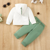 Thumbnail for Dinosaur Graphic Hoodie and Pants set - 2 PCS - T - 3 COLORS -