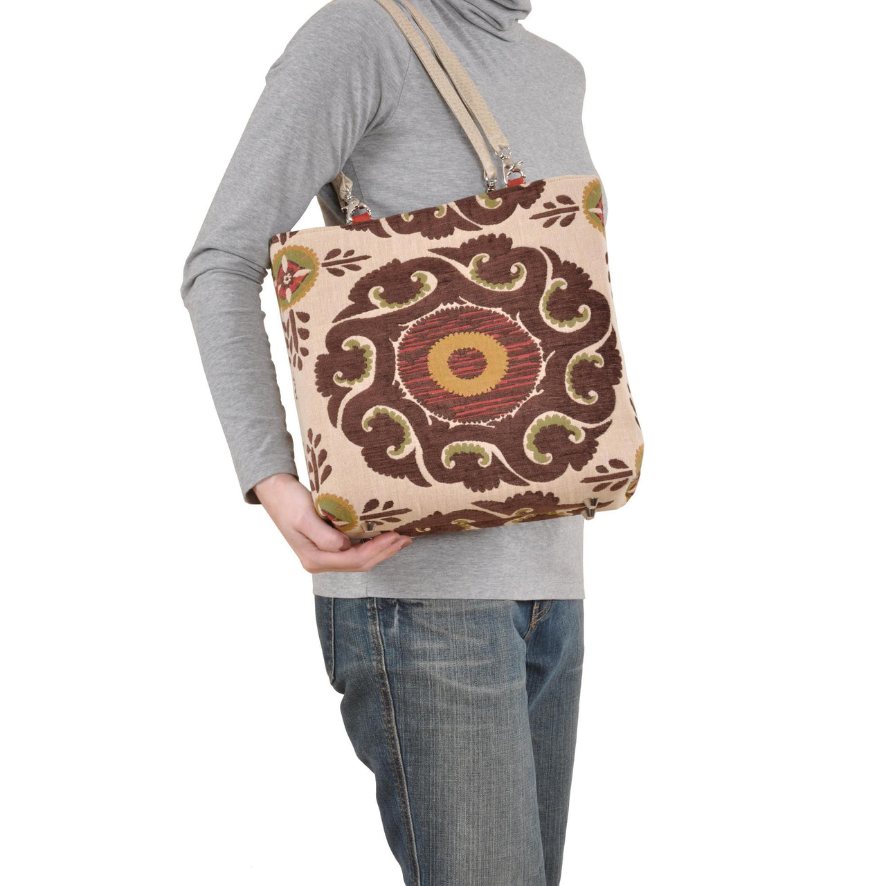 Baxter Designs - Marakesh Brown Small Tote - 1 COLOR -