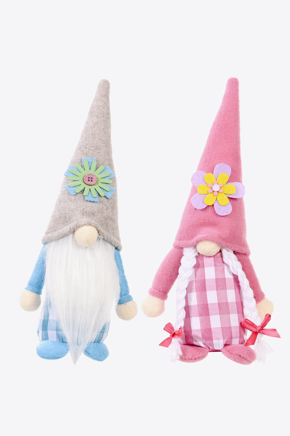 Set of 2 Pointed Hat Gnomes - 12.6" - 2 PCS - 2 TYPES - 2 TYPES SET - [5-10 DAY DELIVERY] - T -