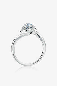 Thumbnail for 1 Carat Moissanite 925 Sterling Silver Heart Ring