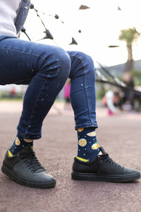 Thumbnail for Men's Lemon Socks - 1 COLOR -