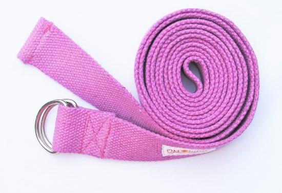 OMSutra - D-Ring Handwoven Cotton Yoga Strap - 6' - 5 COLORS -