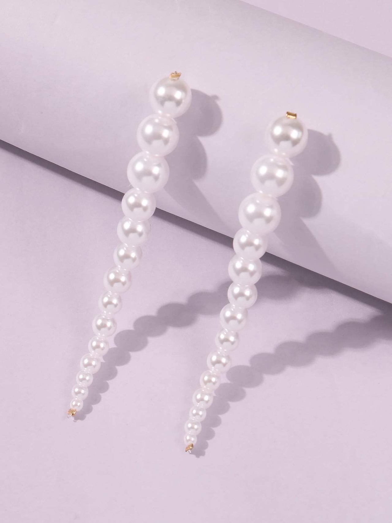 BCNY - Elegant Line of Pearl Drop Earrings -