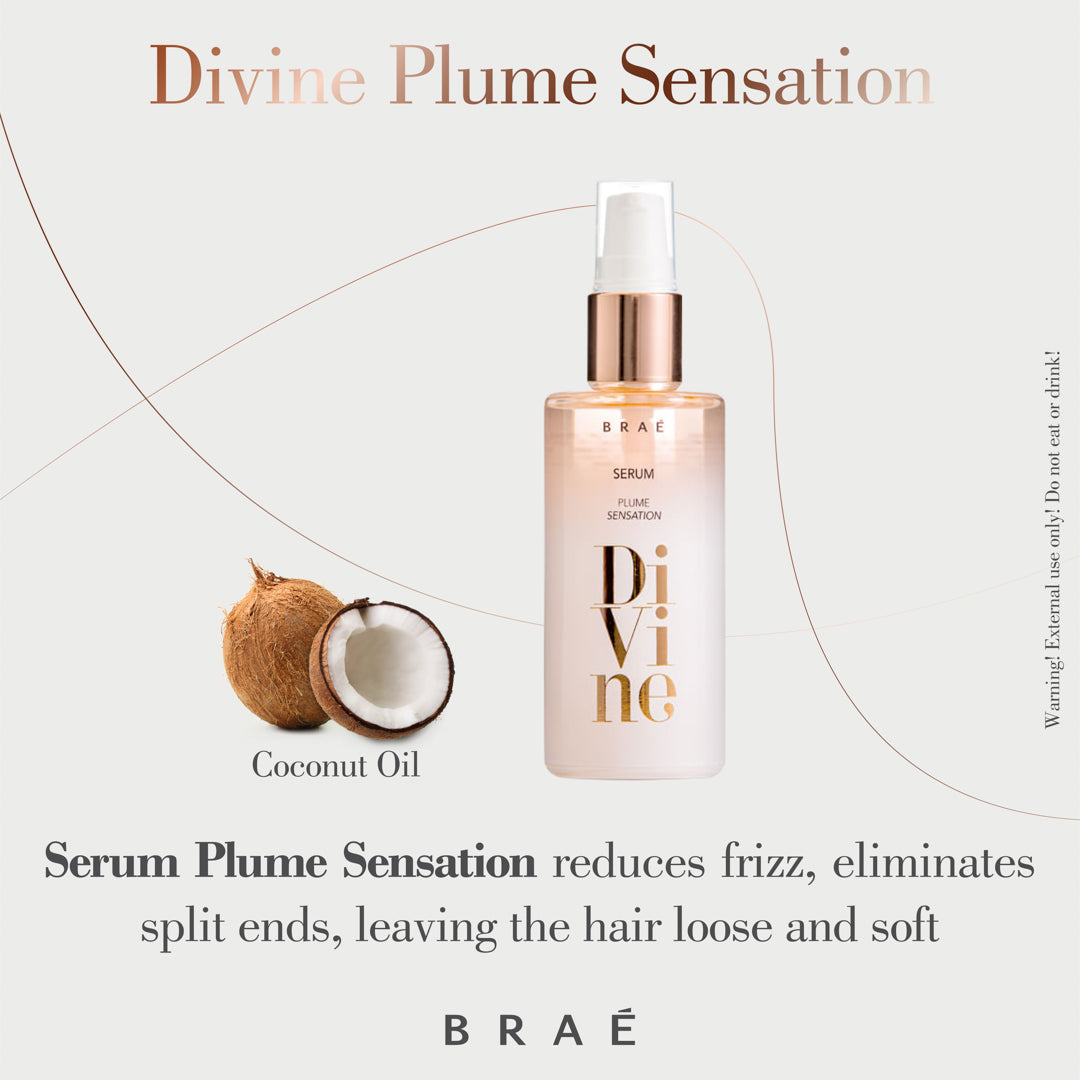 BRAE - Divine Plume Sensation Serum 2.02 Fl. Oz for Hair With Split Ends -