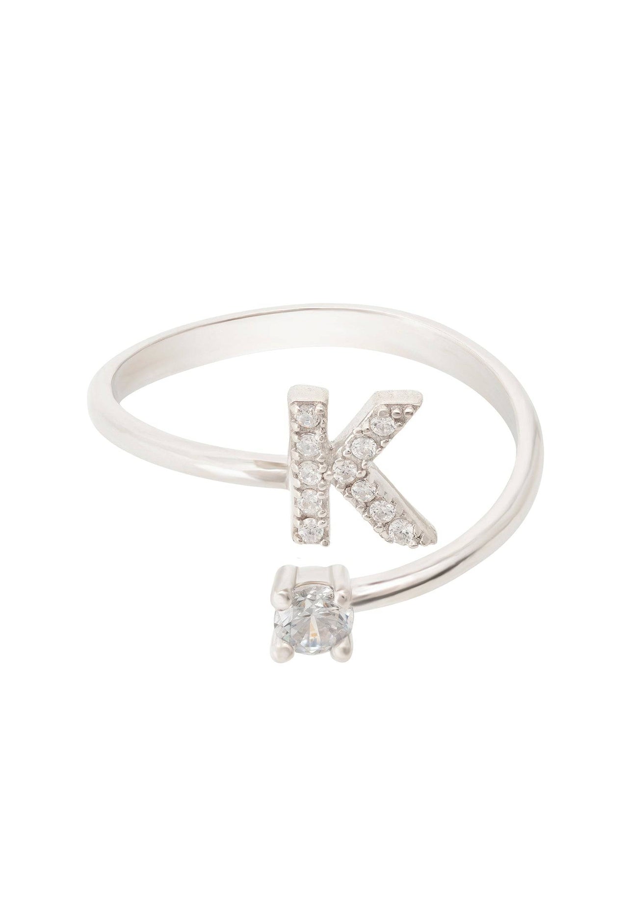 Initial Ring Silver K -