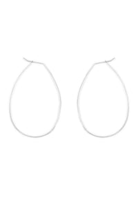 Thumbnail for Large Teardrop Brass Earrings - 3 FINISHES -