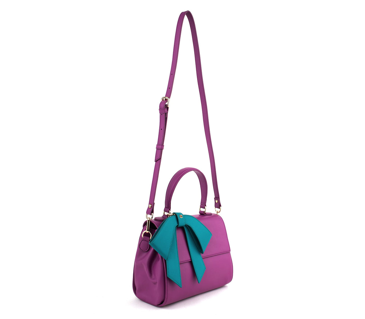 GUNAS NEW YORK - Cottontail - Purple Vegan Leather Bag - 1 COLOR -