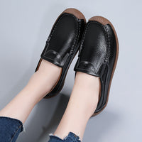 Thumbnail for JKPUDUN - Leather Women's Casual Shoes  - [30 DAY DELIVERY] - 4 COLORS -