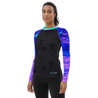 Thumbnail for FYC - Women's Tropical Storm Sea Skinz Performance Rash Guard UPF 40+ - 1 COLOR -