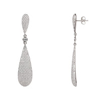 Thumbnail for LATELITA - Coco`s Long Drop Earrings Silver -