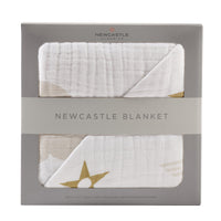 Thumbnail for Flying Elephant Cotton Muslin Newcastle Blanket -