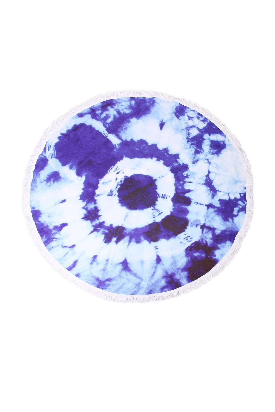 Riah Fashion - ROUND - 59" (150 cm) - Tie Dye Beach Towel - 1 COLOR -