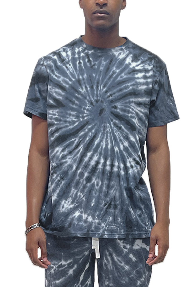 Swirly Cotton Tye Dye Tshirt - 1 COLOR -