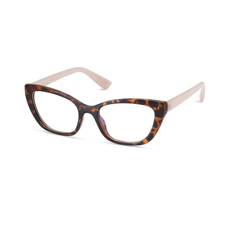 Billie | Pink Tortoise | Blue Light Blocking Glasses - 1 COLOR -