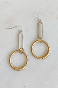 Thumbnail for Ellison & Young - Linked Shapes Earrings -