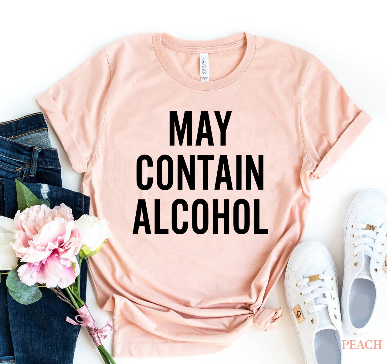 May Contain Alcohol T-Shirt - 11 COLORS -