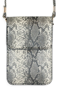 Thumbnail for Snake Skin Cellphone Crossbody With Clear Window - NIICE! - 3 COLORS -