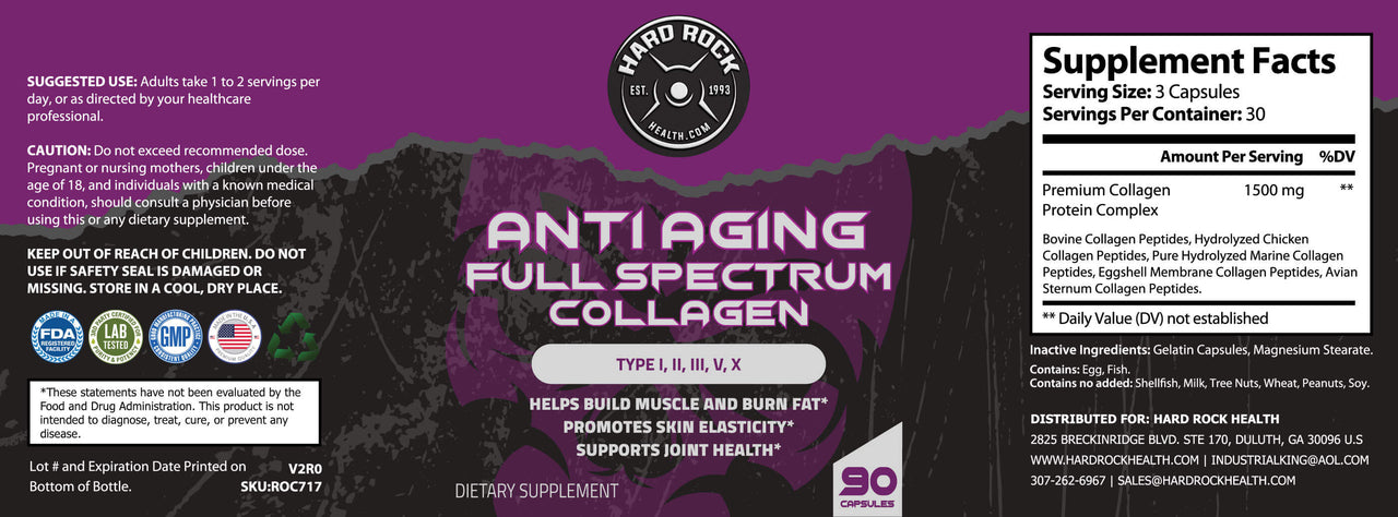 Anti-Aging Full Spectrum Collagen 90 Capsules